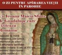 Icoana pelerină a Sfintei Fecioarei de Guadalupe a ajuns în Bihor