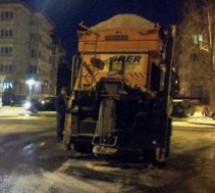 Oradea: Echipajele RER au acţionat toată noaptea pentru deszăpezire