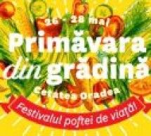 Prima ediție a festivalului „Primăvara din Grădină” se va desfășura la Oradea (26-28 mai)