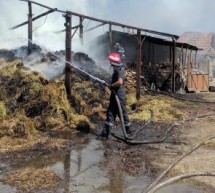 Incendiu produs ieri în localitatea Țețchea