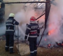 Incendiu pe strada Vântului din Oradea