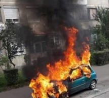 Incendiu izbucnit în Oradea la un autoturism