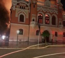 Incendiu produs la Palatul Episcopal Greco-Catolic din Oradea