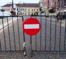 În 24 ianuarie, circulația rutieră se închide temporar în Piața Unirii din Oradea