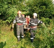 Bărbat salvat de pompieri pe raza localității Burzuc