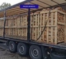 350 de metri cubi de lemne de foc și cherestea de rășinoase, expediați fără documente legale, confiscați valoric de polițiștii bihoreni