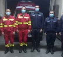 Misiune de salvare desfășurată de pompierii salontani la sediul subunității