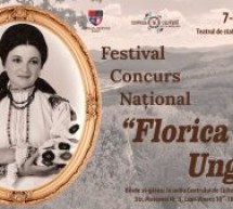Prima ediție a festivalului-concurs național ”Florica Ungur”