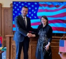 Ambasadorul SUA în România, Kathleen Kavalec, la Primăria Oradea