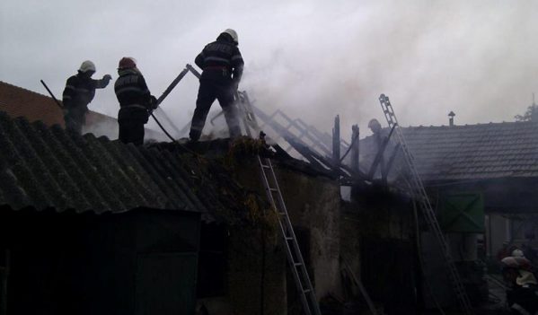 Incendiu produs la o gospodărie din Salonta