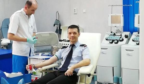 Pompierii militari bihoreni au donat sânge