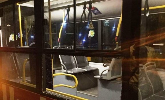 Autobuz vandalizat în Oradea