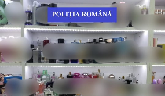 Parfumuri contrafăcute, confiscate de polițiștii bihoreni