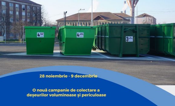 Începe o nouă campanie de colectare a deșeurilor voluminoase și periculoase în Oradea